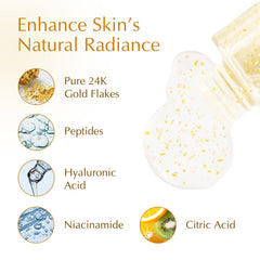 Bio Essence Bio-Gold Water texture on hand shows smooth absorption.
