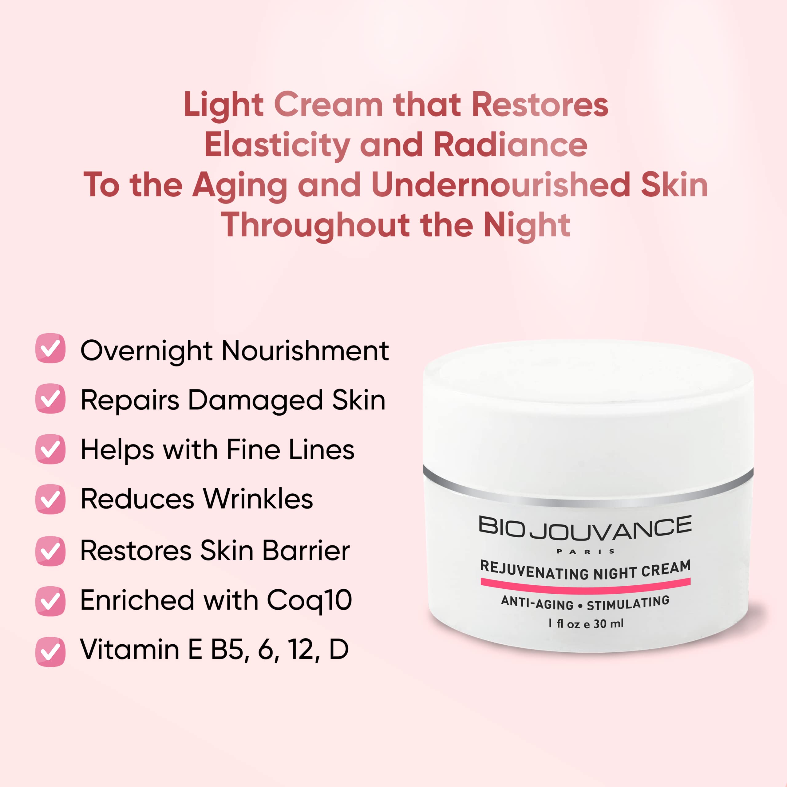 BIO JOUVANCE PARIS packaging box front signals premium French formulation and care