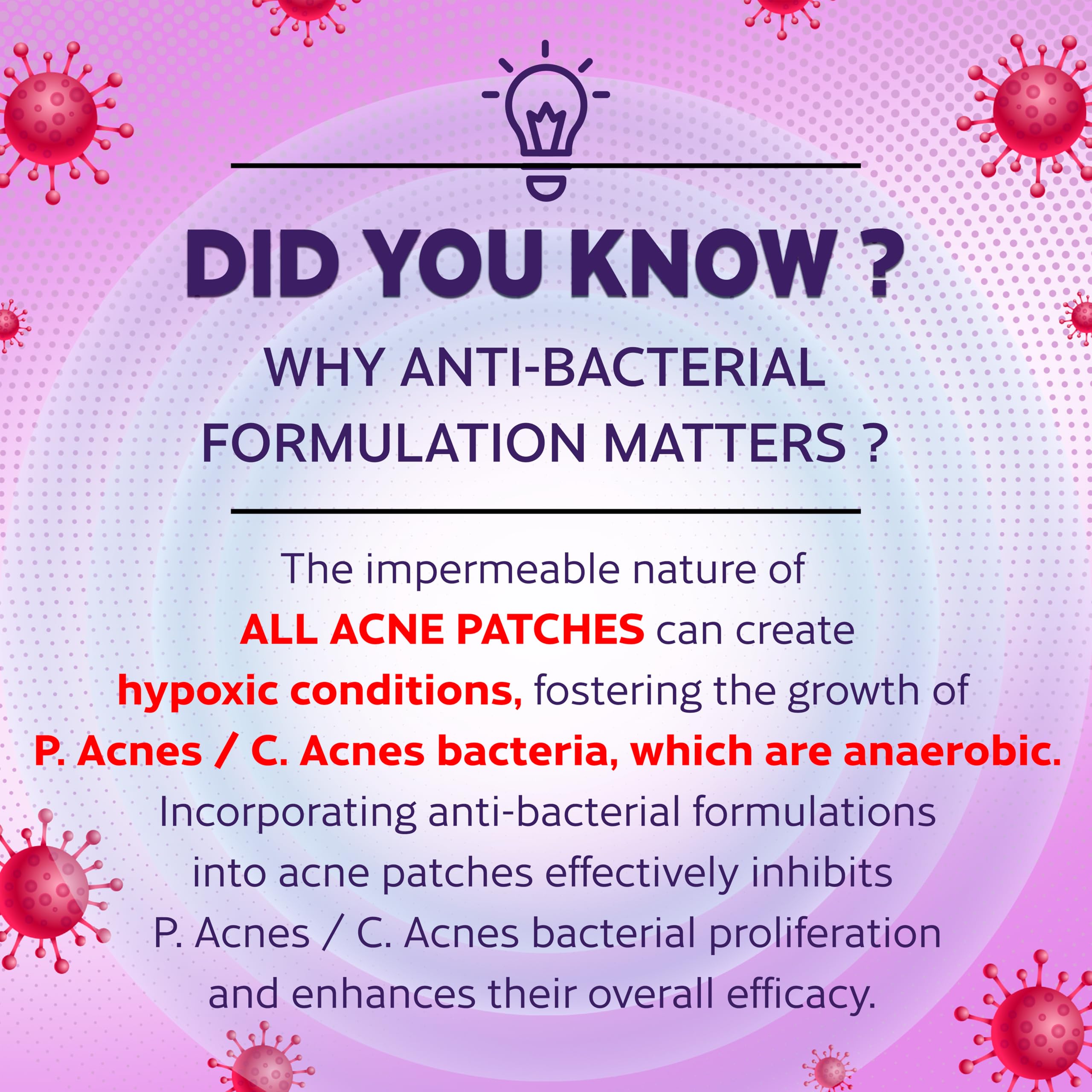 BIO'LEARY patch on face blemish offering discreet coverage.
