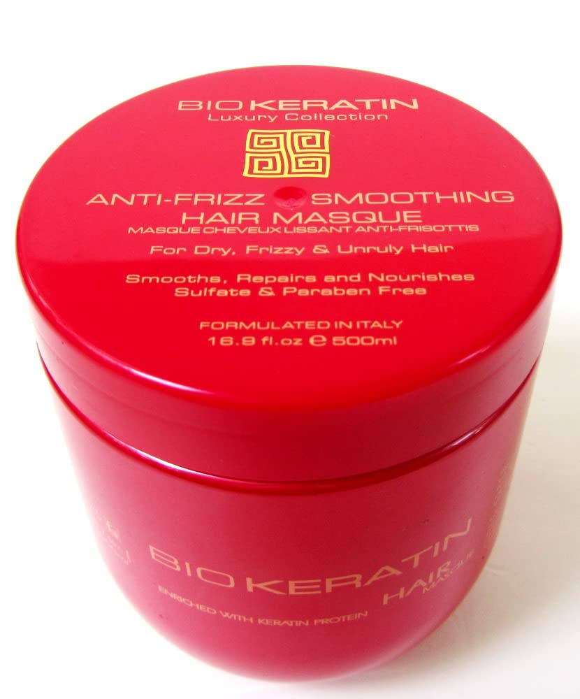 Texture close-up of Bio PureOils Keratin Luxury Masque showing rich nourishment