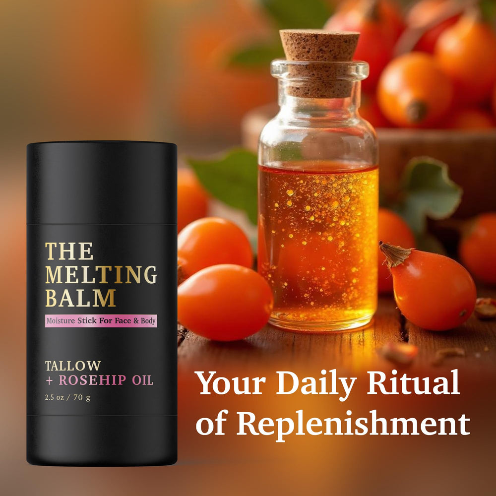 Bioactive Skin Rescue The Melting Balm on elbows and heels for rough areas