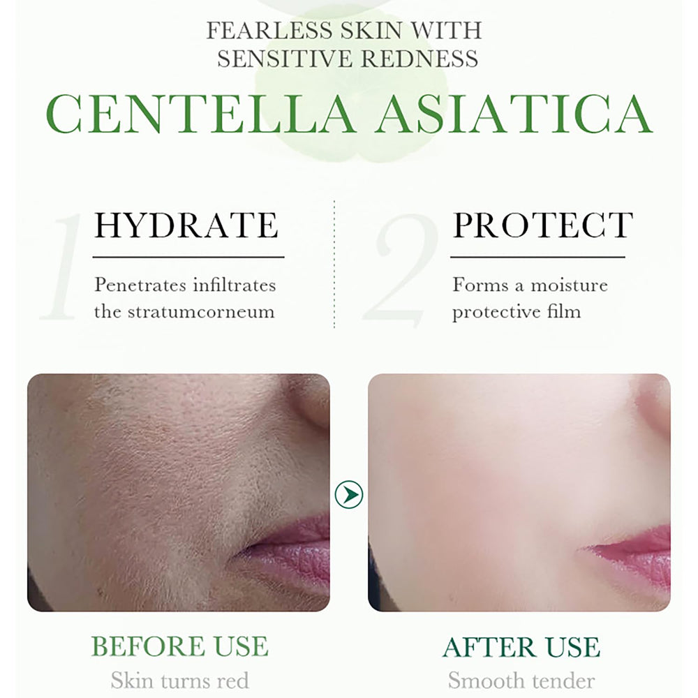 BIOAQUA Centella Asiatica Nourish Repair ingredients list showing natural centella extracts.