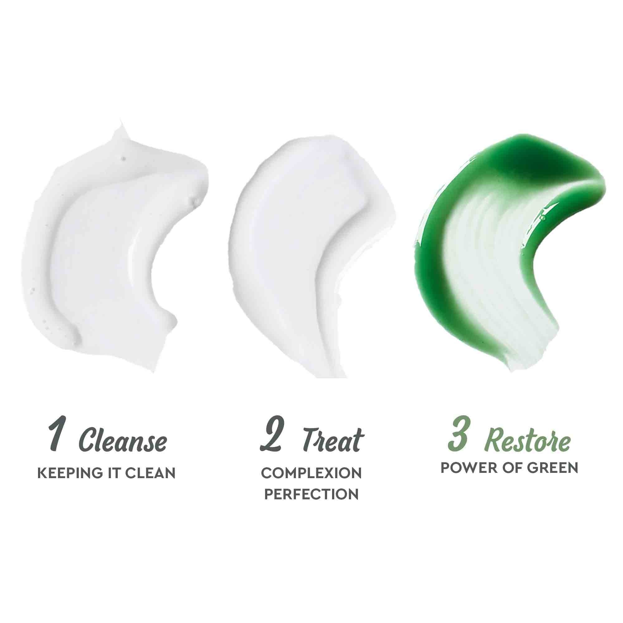 BioClarity cucumber green tea cleanser close-up refreshing cleansing action