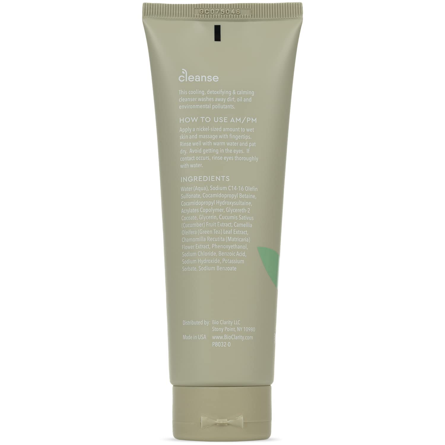 BioClarity Face Cleanser clean-face-application demonstrates gentle makeup removal in daily routine.