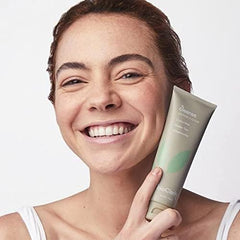 BioClarity Face Cleanser pump action demonstrates easy daily cleansing for oily skin.