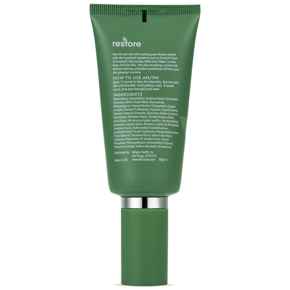 BioClarity Restore Floralux infusion signaling soothing hydration