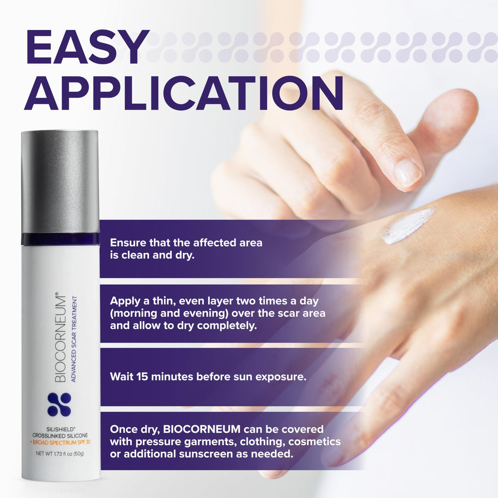 BIOCORNEUM packaging front showcases product name and SPF.