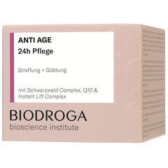 Biodroga 24h Care texture closeup shows silky feel for smooth, firming care