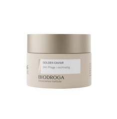 BIODROGA Golden Caviar 24h Care Rich bottle close-up for deep hydration