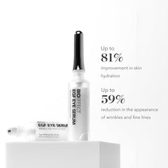 BIOEFFECT EGF Eye Serum close-up shows gel texture and soothing applicator.