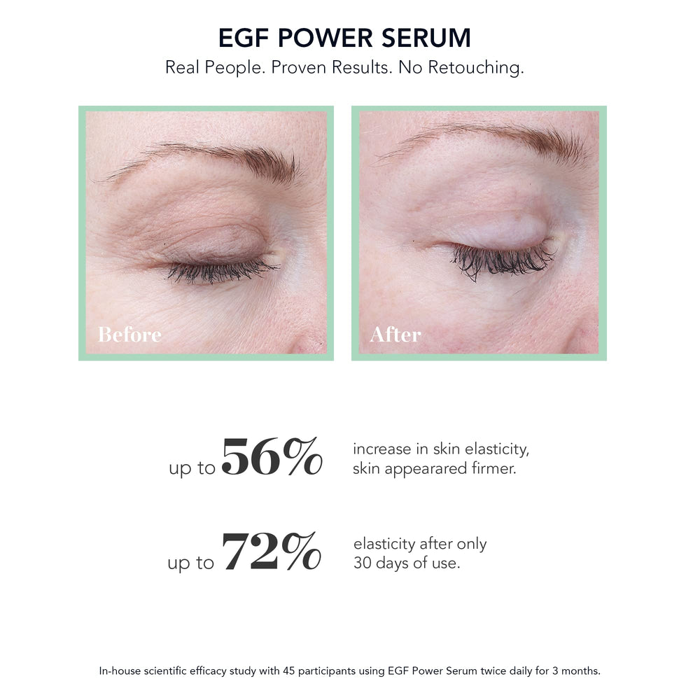 Bioeffect EGF Power Serum texture close-up suggesting smooth, lightweight hydration