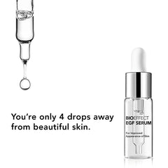 Bioeffect EGF Serum label and packaging highlight eco-friendly, clean beauty values