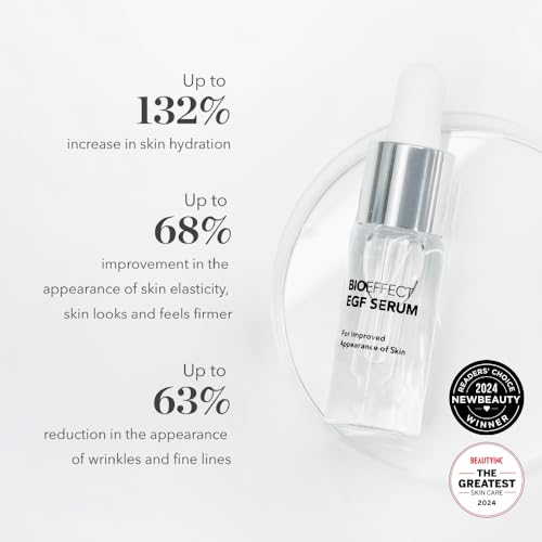 Bioeffect EGF Serum pump dispense demonstrates easy, mess-free application