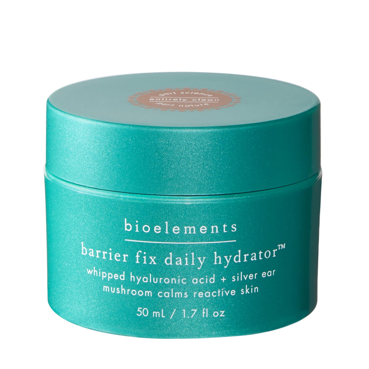 Bioelements Barrier Fix Daily Hydrator bottle showing soothing hydration for irritated skin