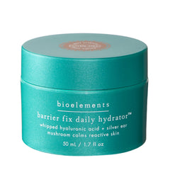Bioelements Barrier Fix Daily Hydrator bottle showing soothing hydration for irritated skin