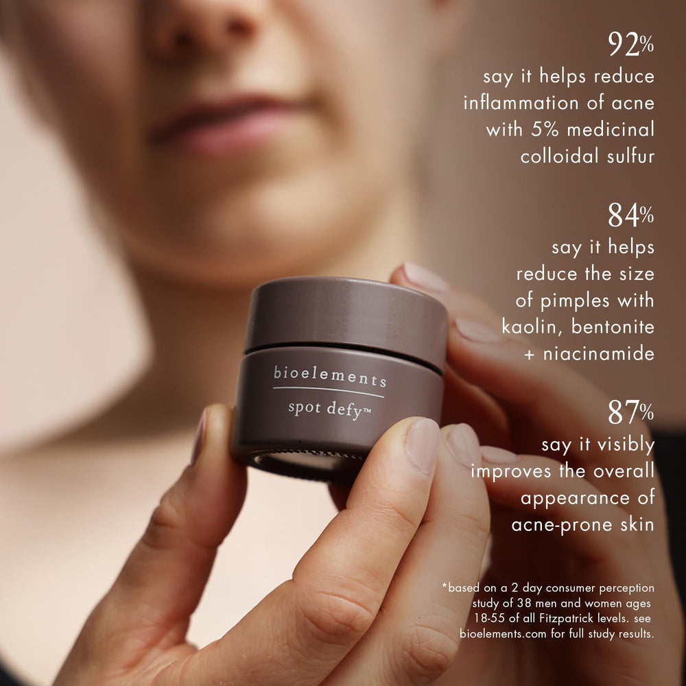 Bioelements brand story image showcases science and nature behind clean skincare.