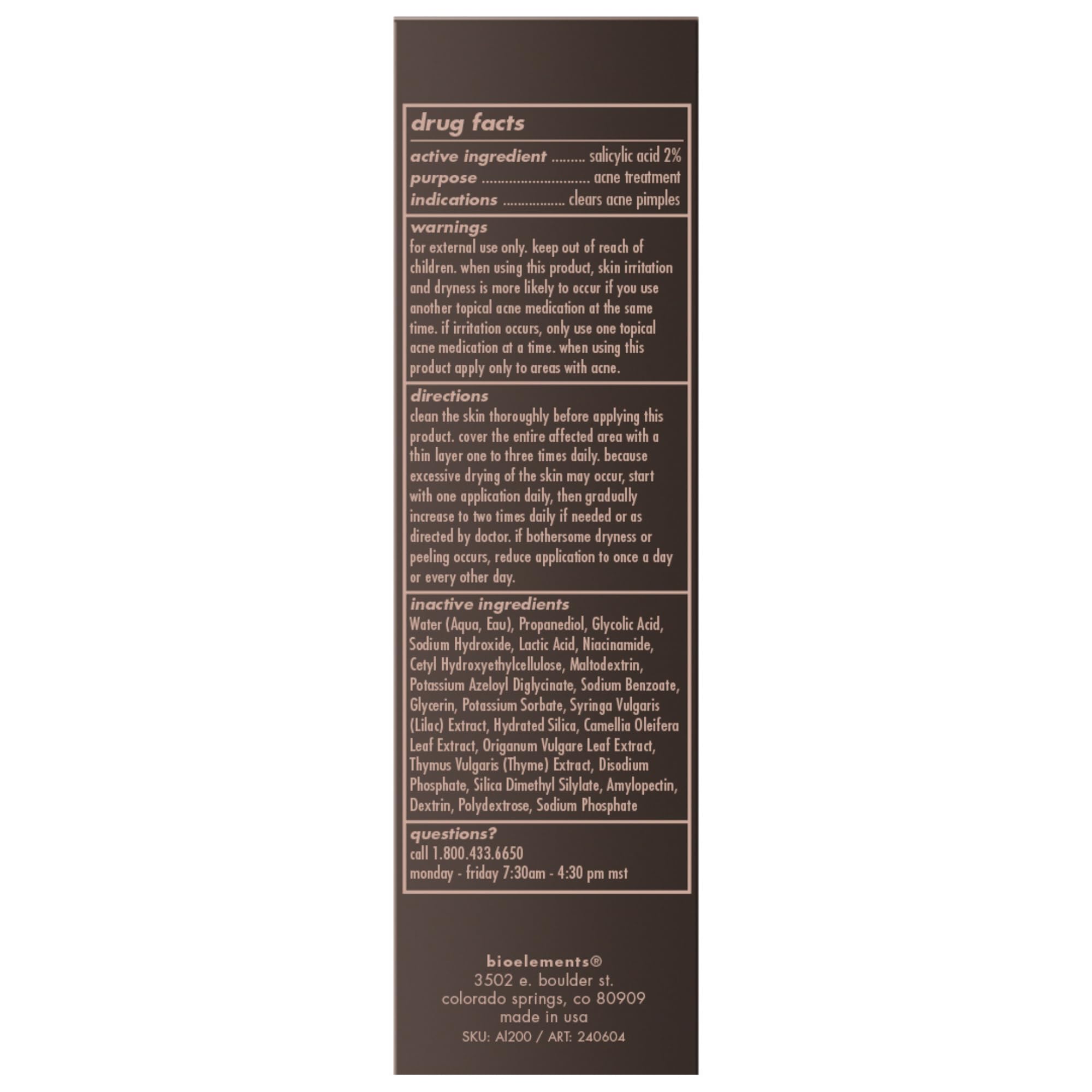 Bioelements Daily Meds serum dropper showing lightweight, fast-absorbing texture.