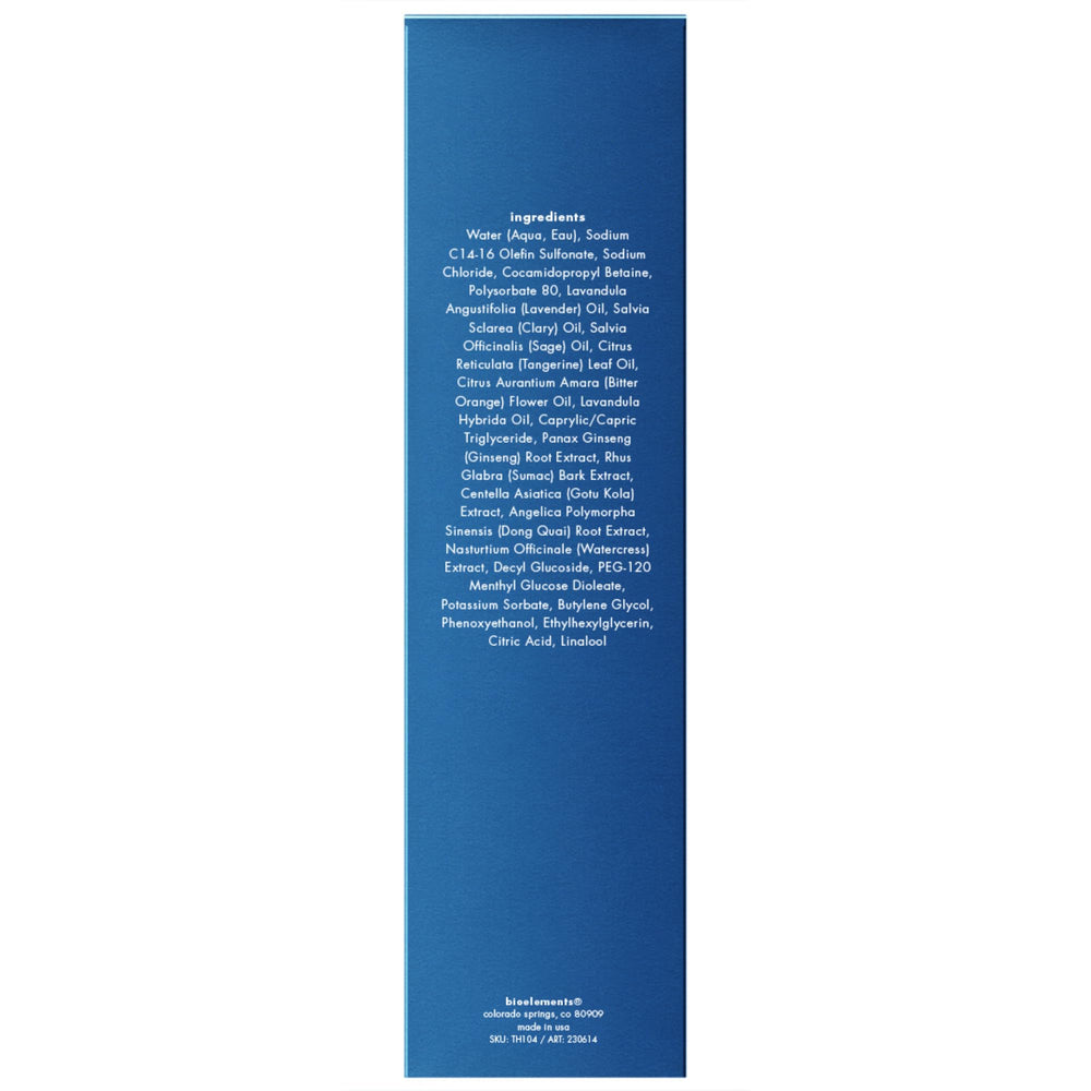 Bioelements Decongestant Cleanser bottle pour reveals rich lather