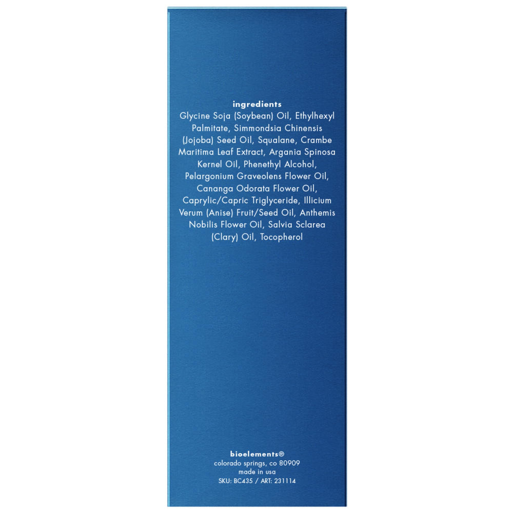 Bioelements Dewluxe for Body texture close-up, silky oil for dewy hydration.