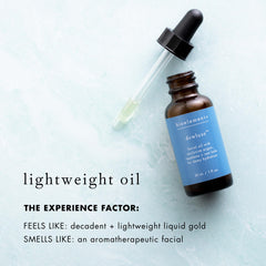 Bioelements Dewluxe packaging label emphasizing vegan, gluten-free, cruelty-free formula.