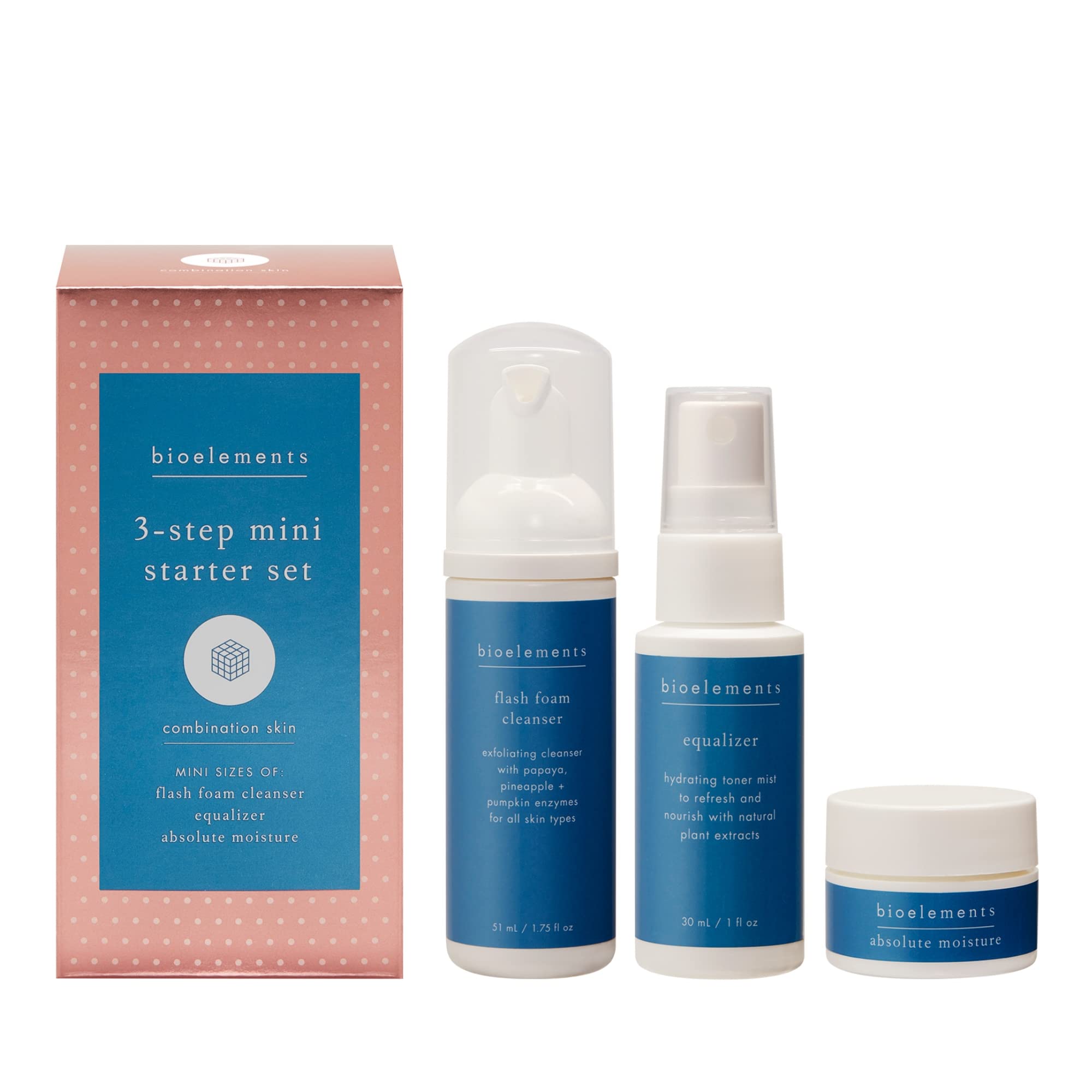 Bioelements Flash Foam Cleanser bottle with enzyme-rich formula for refreshed skin