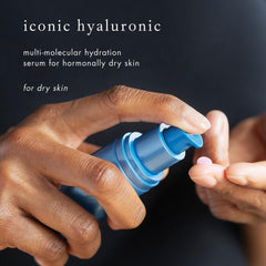 Texture closeup of Bioelements Iconic Hyaluronic Serum showing silky consistency.
