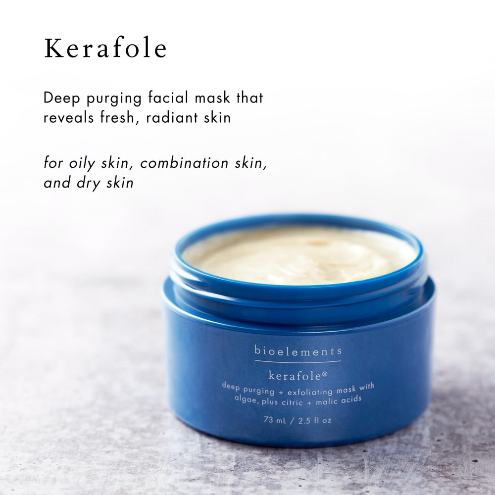 Bioelements Kerafole close-up of exfoliating citric and malic acids
