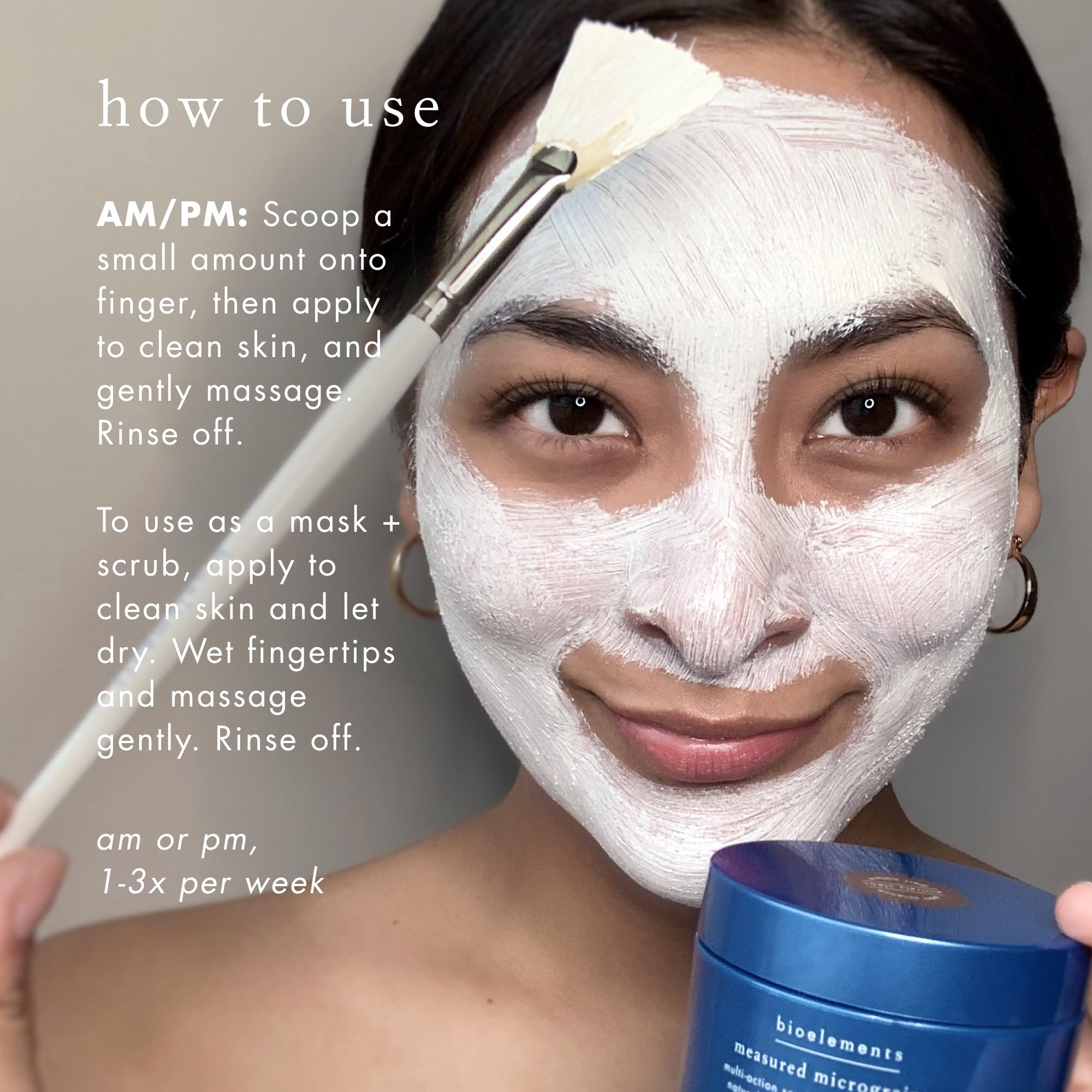 Creamy texture with cooling feel during application.