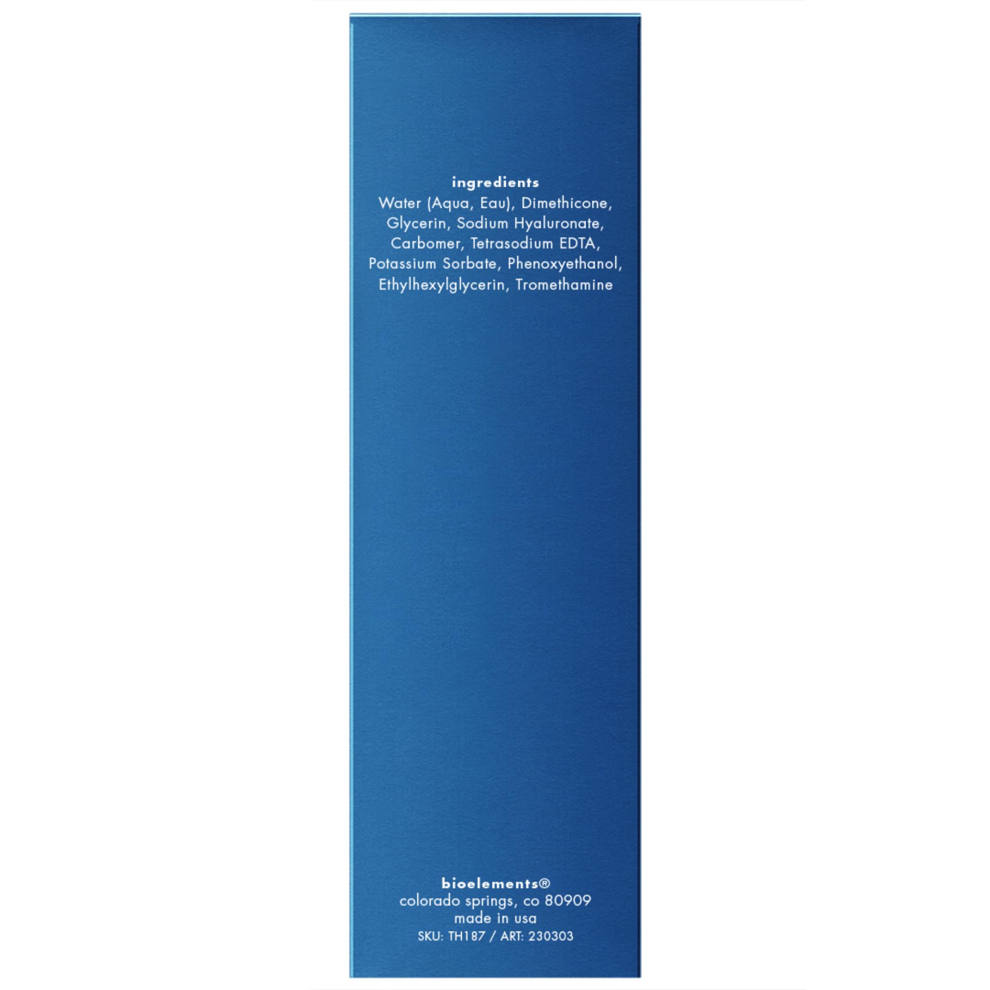 Bioelements Moisture x10 serum dropper releasing hydration