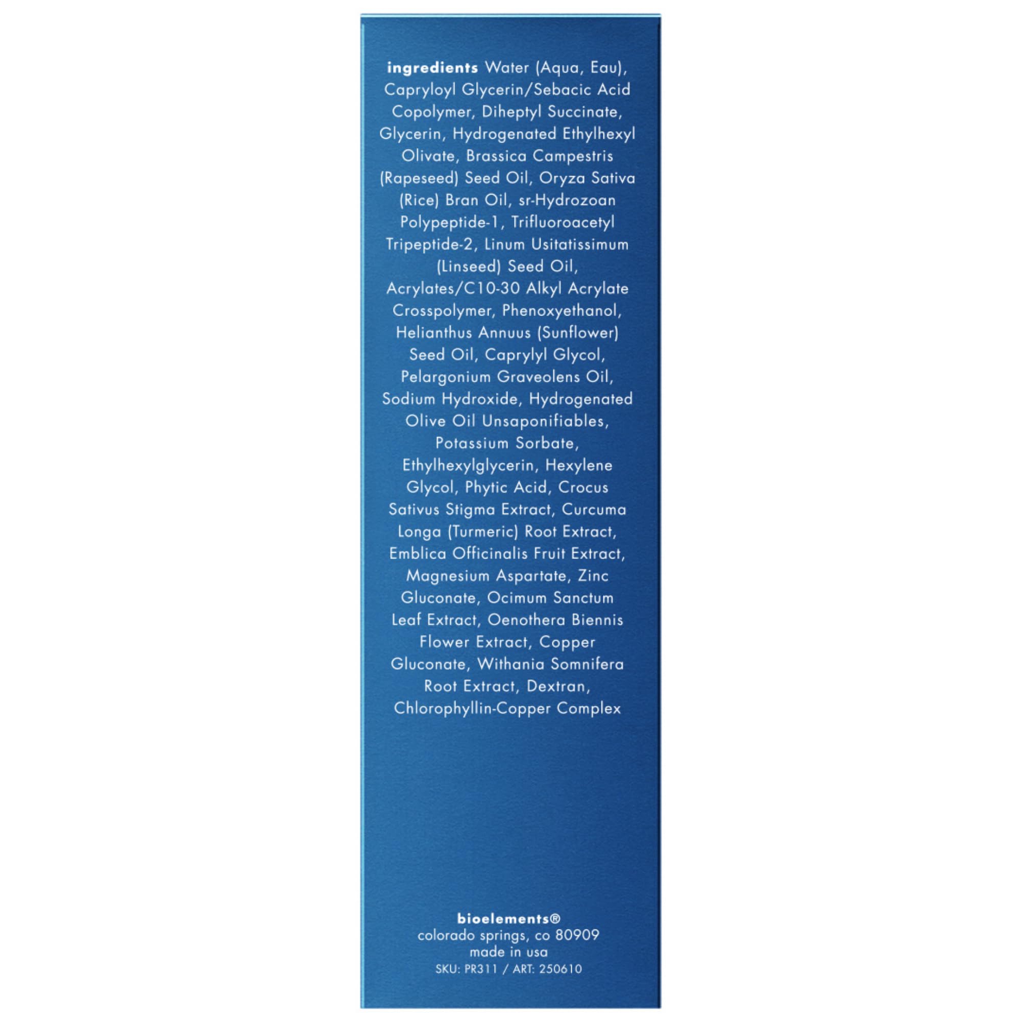 Bioelements Peptide Architect serum texture swatch, lightweight nourishment for skin