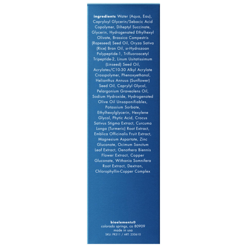 Bioelements Peptide Architect serum texture swatch, lightweight nourishment for skin