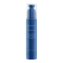 Bioelements Plump Start bottle front view shows the product packaging and branding.