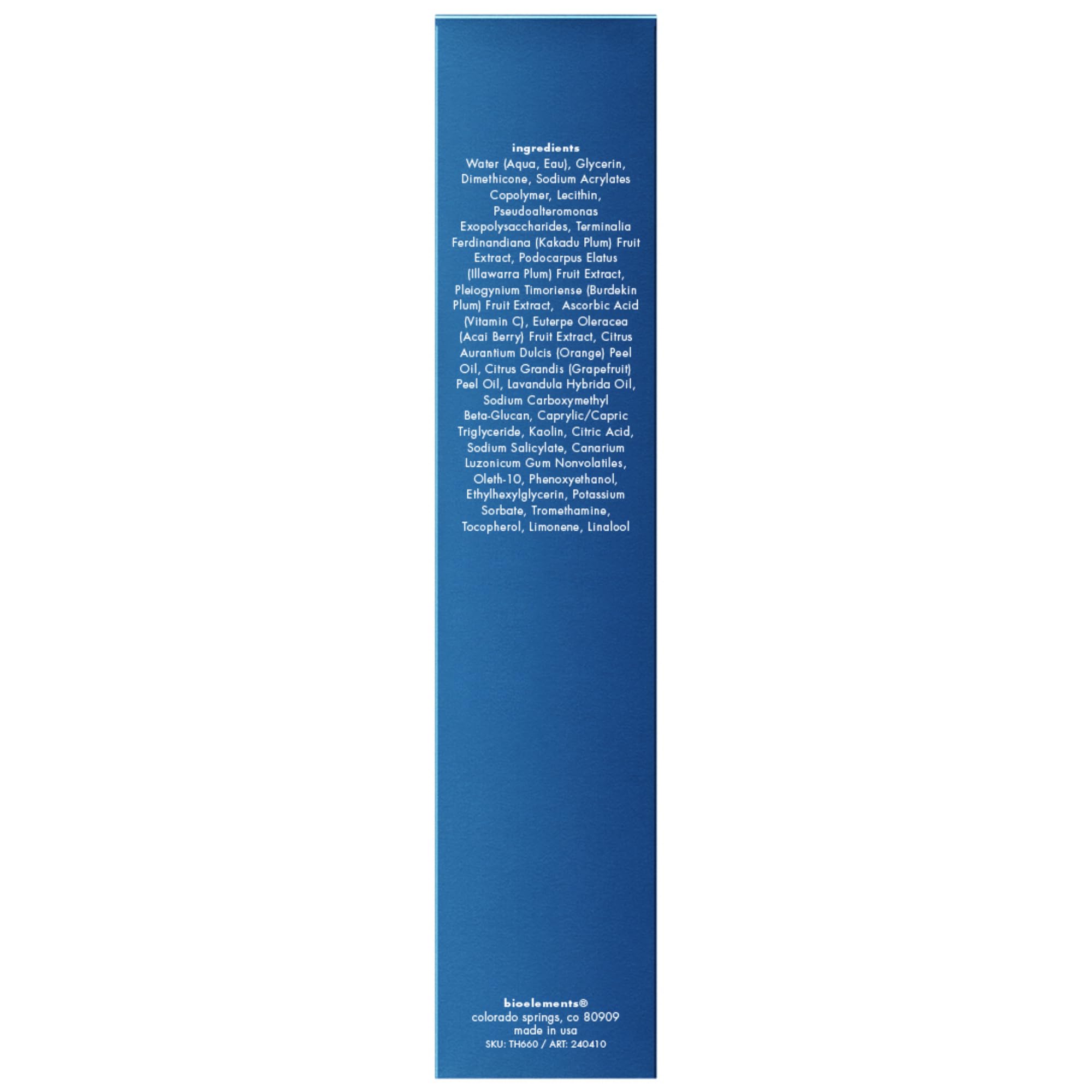 Close-up of Bioelements Plump Start serum gel texture ready for application.