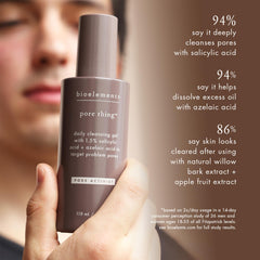 Salicylic acid aids pore cleansing in Bioelements Pore Thing