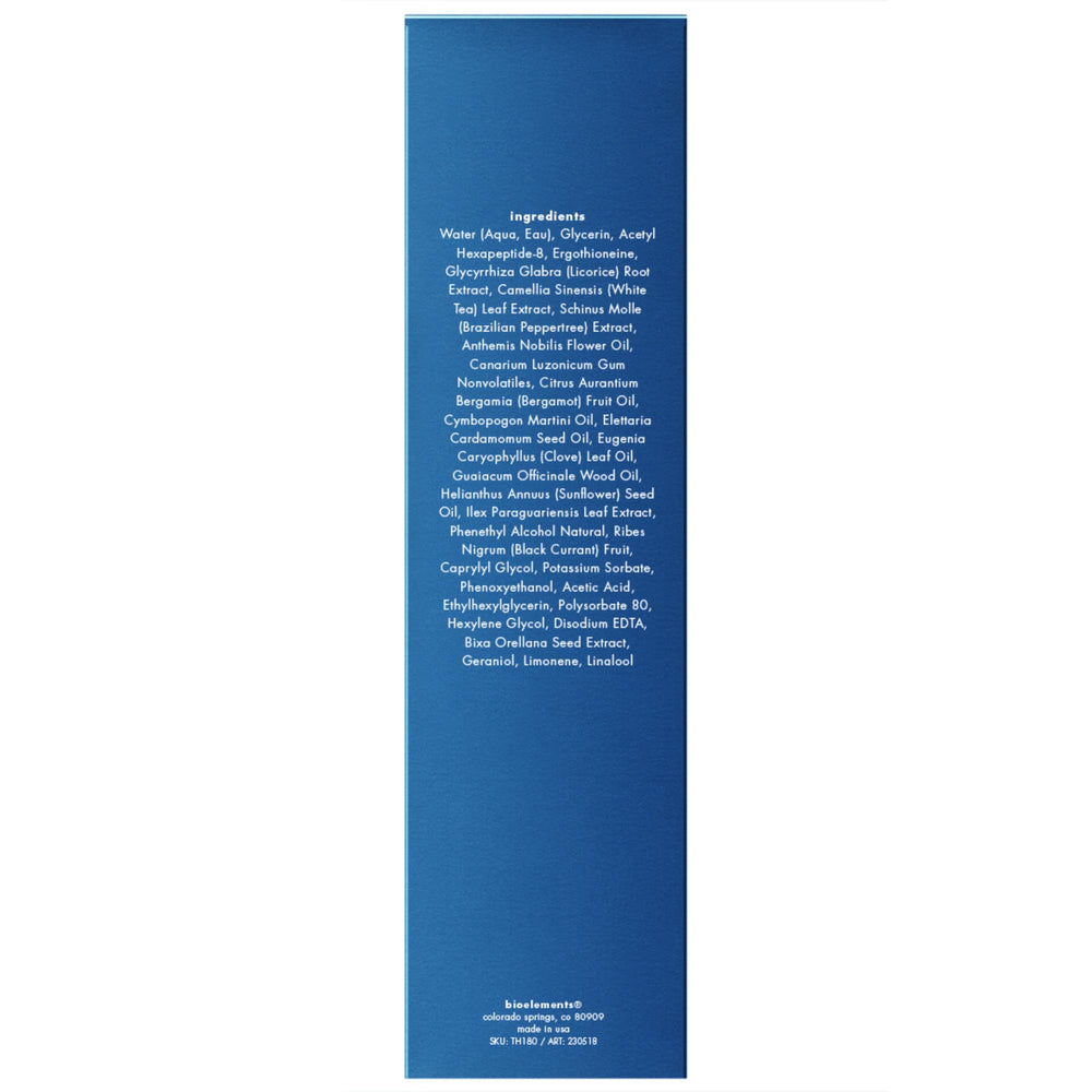Bioelements Power Peptide Toner mist spray for refreshing application on all skin types