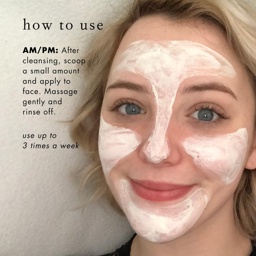 Bioelements Pumice Peel applying on skin demonstrates spa-like treatment.