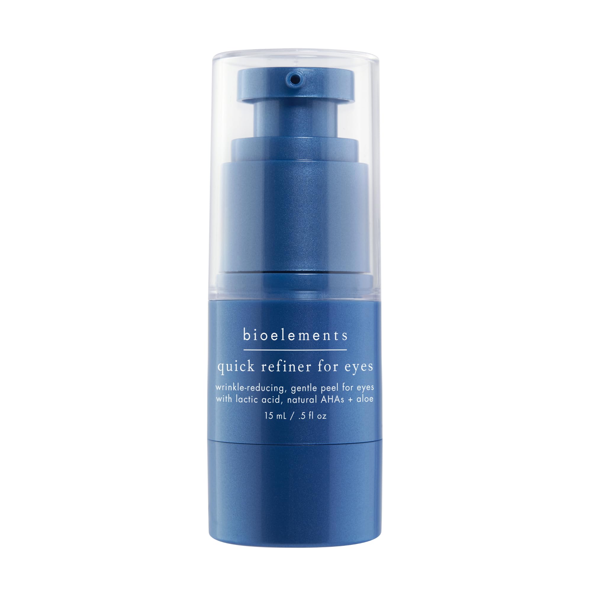 Bioelements Quick Refiner for Eyes product shot showing gentle under-eye peel for smoother skin.