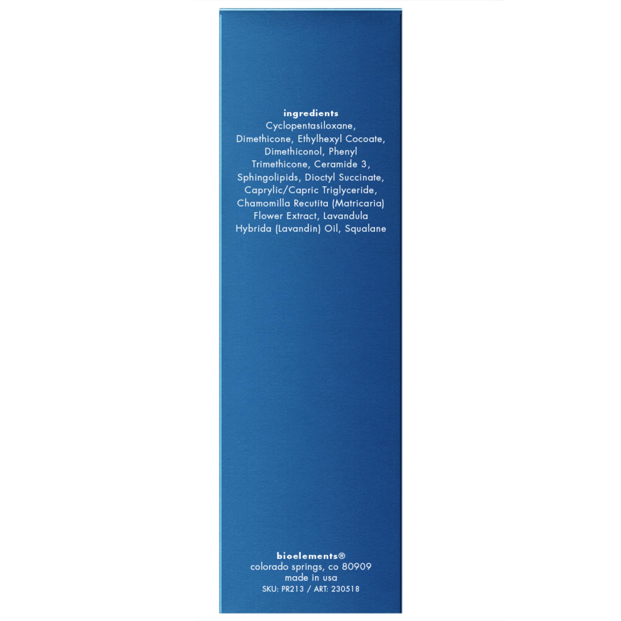 Bioelements Recovery Serum texture close-up highlighting silky, smooth skin feel.