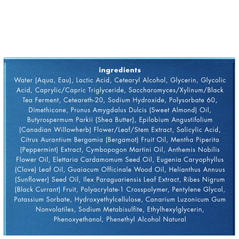 Bioelements Skin Editor bottle label close-up highlighting glycolic and lactic acids