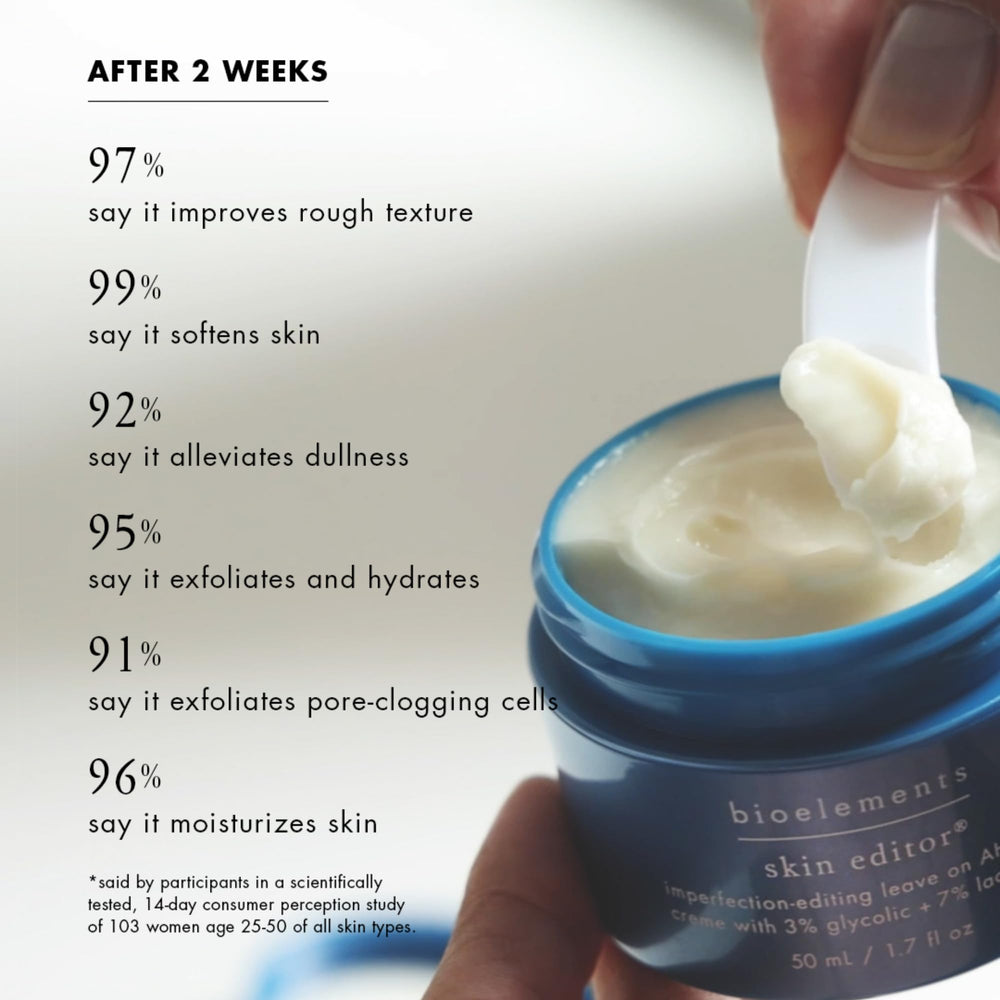 Bioelements Skin Editor spatula for precise dosage during nightly routine