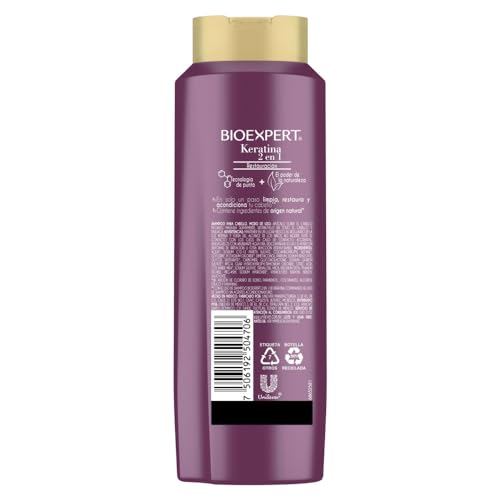Bioexpert Keratin 2in1 bottle pour for easy dispensing