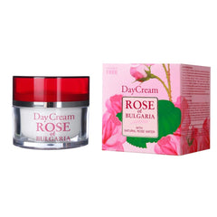 Biofresh Cosmetics Rose of Bulgaria ingredients label showing natural rose water benefits.