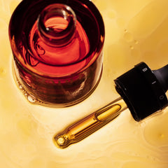 Biography Face Oil Glow rosehip oil jar highlighting nourishing blend