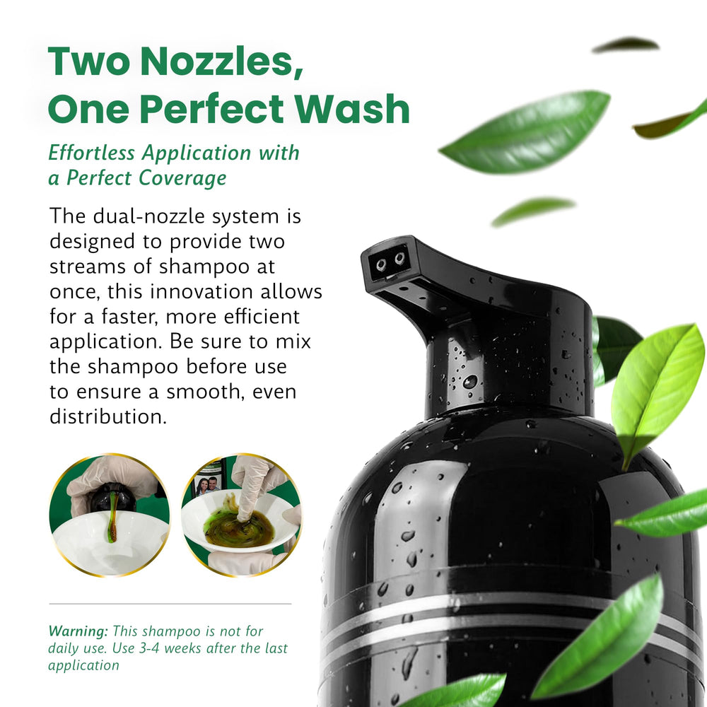BIOGREEN ROOTS fragrant herbal shampoo offers a pleasant scent during use.
