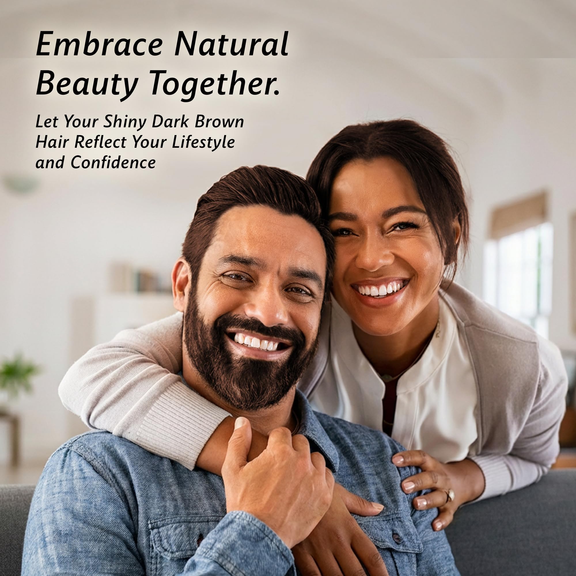 BIOGREEN ROOTS salon-like soft, shiny hair after washing.