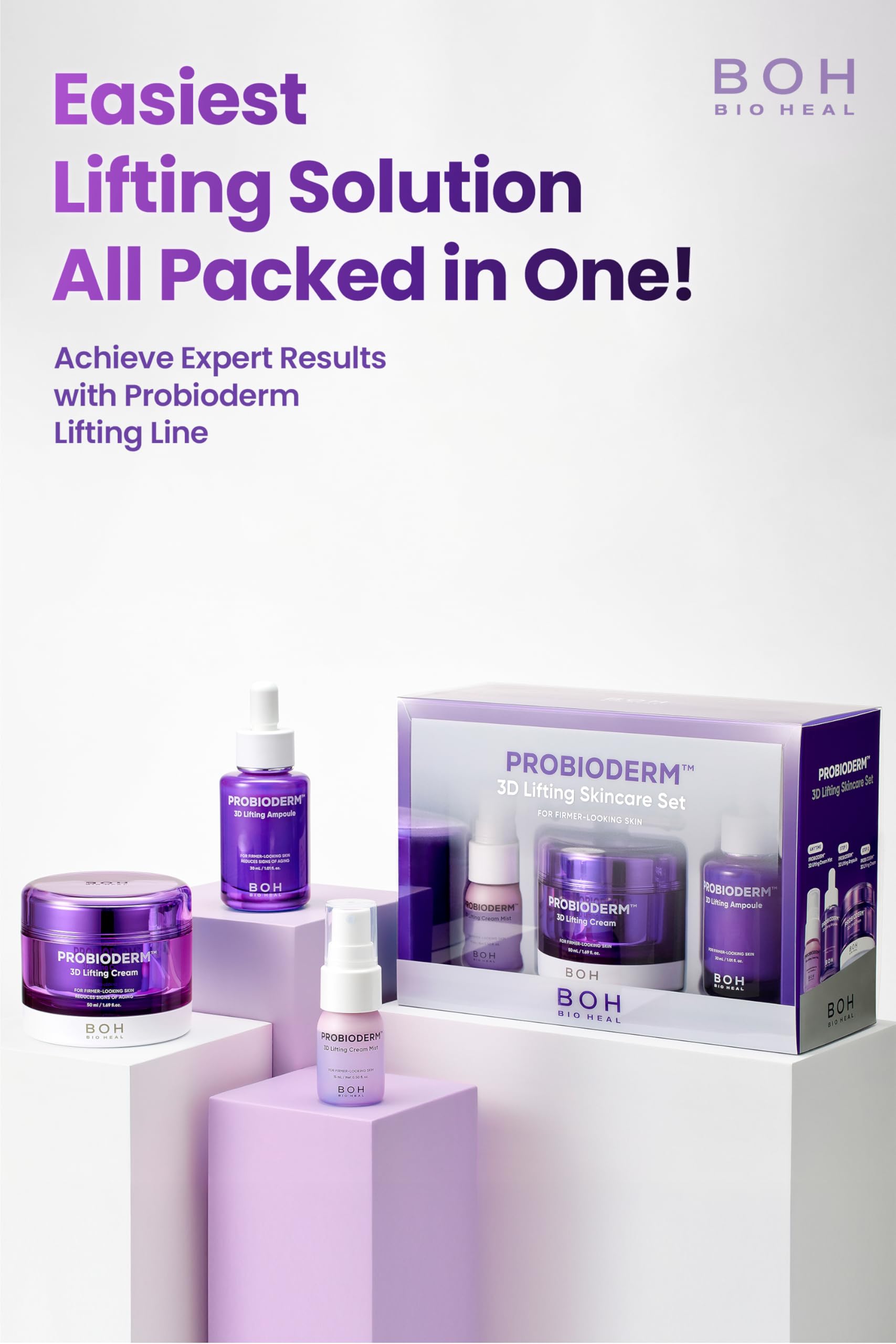 BIOHEAL BOH Probioderm facial spray bottle offering instant refreshing boost