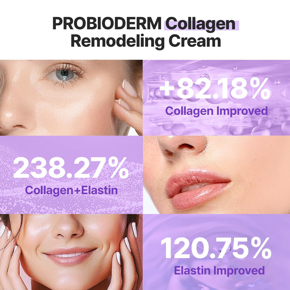 BIOHEAL BOH Probioderm cream texture swatch demonstrating lightweight hydration benefits