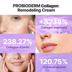 BIOHEAL BOH Probioderm cream texture swatch demonstrating lightweight hydration benefits