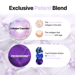 BIOHEAL BOH Probioderm ingredients detail highlights probiotics and peptides
