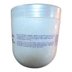 Biokeratin Moisture Repair Masque applied to dry hair nourishes and softens